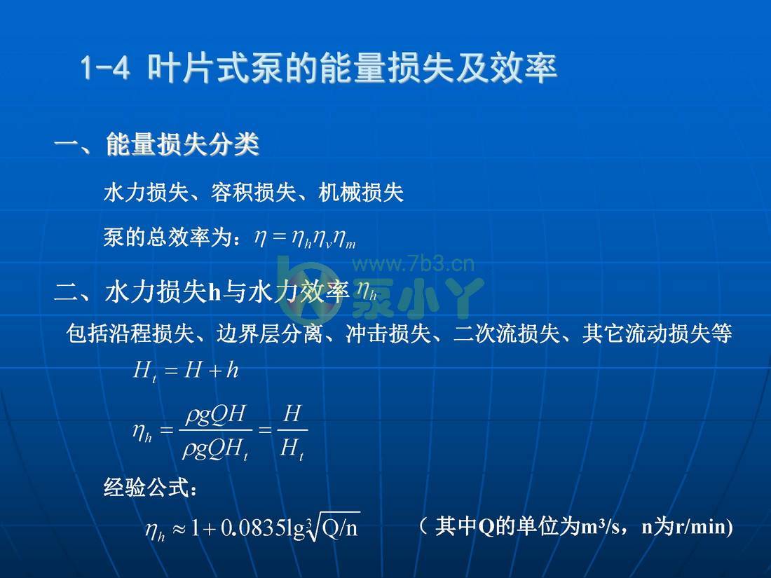 叶片泵水力设计基础1